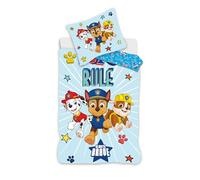 Brandmac Paw Patrol Marcus Chase and Ruben Bedding Set, 100% Cotton, Duvet Cover 140 x 200 cm + Pillowcase 65 x 65 cm