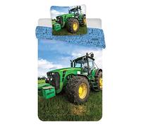 BrandMac Tractor Baby-Bettwäsche-Set 2-teilig 100% Cotton Duvet Cover 100x135cm Cushion Cover 40x60cm Klein-Kinderbettwäsche
