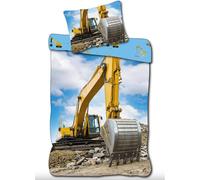 Brandmac Yellow Excavator 100 X 140 Cm Bedding For Craddle