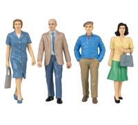 Brandnew POLA G Trackside 4 Painted Figures, Weatherproof, Multi-Color, 1:22.5