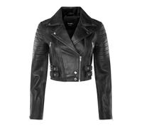 Brando Cropped Leather Jacket-Longtown Infinity Leather Black 12