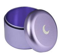 Brando Moon Purple Pocket Storage Case Container Smell Proof and Air Tight - Easy to Carry and Best Way to Preserve Coffee - 2.1 x 1.8”