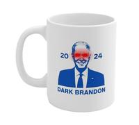 Brandon Coffee Mug,Dark Brandon Coffee Ceramic Mug | Let's Go Brandon Funny Vote Joe Biden 2024 Cup for Home, Juice, Wine and Water