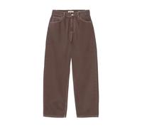 Brandon Pant W Palisander- female- Carhartt Wip- Loose Fit Jeans- Brown- M- Jeans M