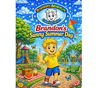 Brandon’s Sunny Summer Day: A Read & Color Summer Storybook for Kids Ages 4-8: Summer Coloring Book with Simple Sentences and Sunny Day Adventure ... Readers (Brandon's Adventure Coloring Series)