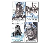 Brandon Sanderson Mistborn Novel Collection 4 Books Set, (The Hero of Ages, The Well of Ascension, The Final Empire and The Alloy of Law)