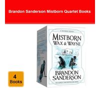 Brandon Sanderson Mistborn Quartet Collection 4 Books Boxed Set Lost Metal Paper