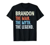 Brandon The Legend Name Personalized Cute Idea Men Vintage T-Shirt