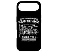 Brandon's Garage Motorcycle Design for the Name Brandon Case for iPhone Air