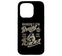 Brandon's Gym Boxing MMA Retro Design for the Name Brandon Case for iPhone 15 Pro