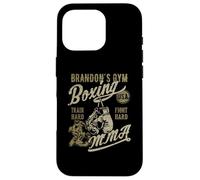 Brandon's Gym Boxing MMA Retro Design for the Name Brandon Case for iPhone 16 Pro