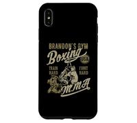 Brandon's Gym Boxing MMA Retro Design for the Name Brandon Case for iPhone XS Max