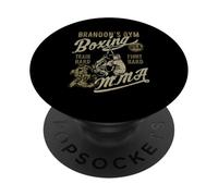 Brandon's Gym Boxing MMA Retro Design for the Name Brandon PopSockets Adhesive PopGrip