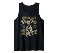 Brandon's Gym Boxing MMA Retro Design for The Name Brandon Tank Top