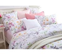 Brandream - Full Size Duvet Cover Set 100% Soft and Durable Egyptian Cotton, Wrinkle, Fade and Stain Resistant, 3-Piece Floral Design with Button Closure