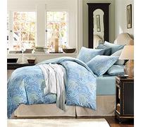 Brandream Luxury 800-Thread-Count Bed Sets 3PC Ultra Silky Soft, 100% Soft & Breathable Egyptian Cotton Bedding Duvet Cover and Pillowcases