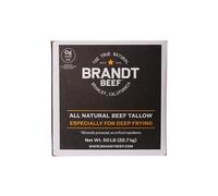 Brandt Beef Tallow - 22,679.6g Cube - Bulk 100% Pure Cooking Oil Alternative - All Natural, Keto and Paleo Friendly - No Added Hormones or Antibiotics - High Smoke Point for Baking and