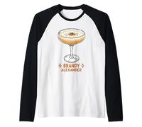 Brandy Alexander Themed Graphic Print Raglan Baseball Tee