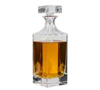 Brandy Decanter Carafe Glass Bottle Home Bar Gift Set - 900ml