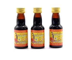 Brandy Espanol 3x25ml - Alcohol Free Extract, Essence for Vodka, Brandy Espanol Style Flavour