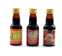 Brandy Espanol + Cherry Brandy + Cherry Vodka Flavouring Set 3x25ml - Alcohol-Free Essence for Homemade Vodka, Brandy and Fruit Liqueurs