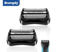 Brangdy 21B S3 Wet and Dry Replacement Heads for All Braun Series 3 Electric Shavers 3040s 300s 310s 320s 360s 3090cc Models 2 pcs