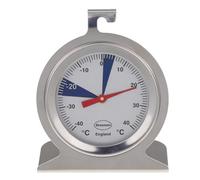 Brannan Dial Fridge Freezer Thermometer Stainless Steel With Recommended Safe Temperature Zones Easy To Hand or Sit on Refrigerator Shelf