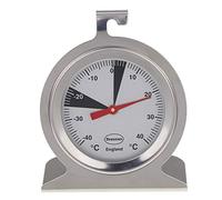 Brannan Dial Fridge Freezer Thermometer Stainless Steel With Recommended Safe Temperature Zones Easy To Hand or Sit on Refrigerator Shelf
