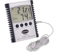Brannan Digital Indoor Outdoor Max Min Thermometer And Indoor Hygrometer - Monitor Maximum And Minimum Temperatures And Humidity Levels
