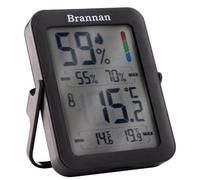 Brannan Indoor Max Min Thermometer And Hygrometer - Accurate Room Temperature And Humidity Recording