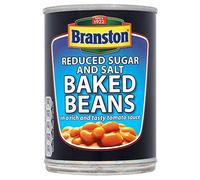 Branston Baked Beans in Tomato Sauce, Reduced Sugar & Salt (410g) - Pack of 2