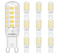 Brantoo G9 LED Bulbs 3W Neutral White 4000K, No Flicker Equivalent to 20W 25W 28W 33W 40W Halogen Bulbs, CRI>85, G9 Socket Energy Saving Led Lamp, Not Dimmable, AC 230V, 10 Pack