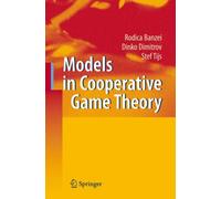 Branzei - Models in Cooperative Game Theory - New hardback or cased bo - X555z