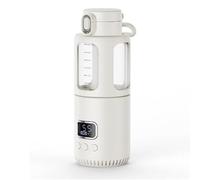 Braovattie Constant Temperature Cup Portable Milk Warmer for Quick Heating | 350ml capacity with a thick silicone seal ensures leak-proof use anywhere, from to couch, without spills everyday.