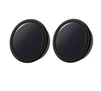 Braovattie Solar Light Replacement Top 2 Pack for Outdoor Hanging Lanterns | Safe, long lasting, heat free operation; waterproof design reduces wiring and enhances lantern appearance.