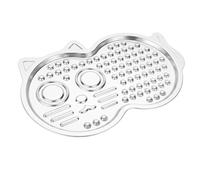 Braovattie Stainless Steel Lick Mat for Dogs Cats, Non-Slip Licking Mat Pad | Anxiety relief through licking helps soothe nerves, reduces stress, and improves overall behavior during feeding.