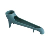 Braovattie Water Tank Funnel for Espresso Machines Easy Fill Silicone Green | Made of food-grade silicone for safe contact, this long funnel speeds filling without removing the tank for easy refills