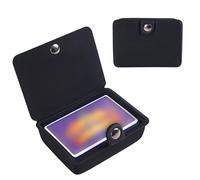 Brappo Hard Portability Playing Card Travel Case Compatible with Set Enterprises FiveCrowns card game,Protective Case Organizer(Notincluding Cards) (2PCS BLACK)