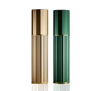 BRARIOS Perfume Atomiser Refillable, 2 Pcs Travel Size Portable Atomiser Spray,Mini Empty Perfume Bottle,Leak Proof Cologne Dispenser for Women and Men,5ml (Gold&Green)