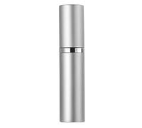 BRARIOS Perfume Atomiser Refillable, Travel Size Portable Atomiser Spray,Mini Empty Perfume Bottle,Leak Proof Cologne Dispenser for Women and Men,5ml(J-Silver)