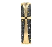 BRARIOS Perfume Atomisers, Refillable Travel Perfume Bottle, Portable Size Spray Bottle, Mini Cologne Dispenser for Pocket Purse Car Travel Gift (Starry Black)