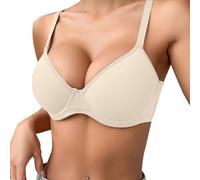 Bras for Women 2 Sizes Bigger Boost Bra Super maximise Push Up Thick Padded Bombshell add 2 Cups Assets Full Effect Women's Thin Solid Color Comfortable Breathable Push Up Bra Comfort