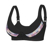 Bras for Women A G Cup 36 52 Large Bra European and American Size Without Ring Wireless Full Coverage Women's Jelly Minimiser Breasts Wide Back UK Non Underwired 38D Push-Up Black 44G