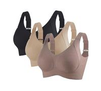 Bras for Women Ever So Cute Comfy Bra Push-Up Nursing Plus Size Sticky Push Up Inserts Strapless Soft Comfortable with Clear Back Strap Stick Breast Enhancer Seamless Adhesive 32B Cotton Comfort