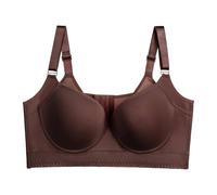 Bras for Women Non Wired Womens Bras Underwired Shapedly Bra Shapedly Back Smoothing Bra Hide Back Full Back Coverage Deep Cup Bra 42B Bras for Women Padded White Soothe Habitat Bra (BW7, 50G)