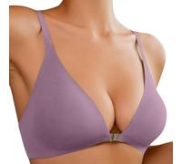 Bras for Women Plus Size Gym Wear T Shirt UK Support Sloggi Push Up Racer Back Bra Wireless Non-Wired Tops Womens Vest Multi Pack Ladies Underwired Sports Padded Running Top Cotton Light Purple