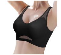 Bras for Women UK Wireless Support Lift Push Up Non Wired Seamless Padded Push-Up Comfy Comfort Nursing Plus Size Large Breasts Full Coverage Bra Soft Lightweight Autumn Bras