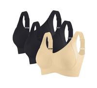 Bras For Women Women's Bras Wireless Bra Seamless Breathable Push Up Wireless Bra for Big or Small Bust Yoga Sleep Everyday Wear