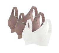 Bras For Women Women's Bras Wireless Bra Seamless Breathable Push Up Wireless Bra for Big or Small Bust Yoga Sleep Everyday Wear