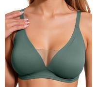 Bras For Women Women's Bras Wireless Bra Wirefree Comfort Seamless Wireless Bra Triple Hook Closure Soft Support Everyday Wear